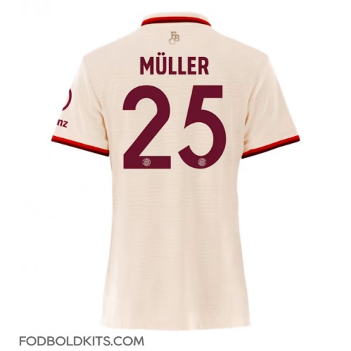 Bayern Munich Thomas Muller #25 Tredjetrøje Dame 2024-25 Kortærmet